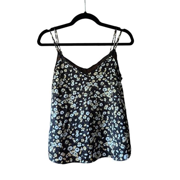 Abercrombie & Fitch Women's Double Strap Floral Camisole Top Multicolor Size 2XS - Picture 2 of 9
